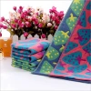 The manufacturer supplies three-layer rabbit-head strawberry gauze jacquard bath towels, which are soft and comfortable, measuring 70*140CM Specification image